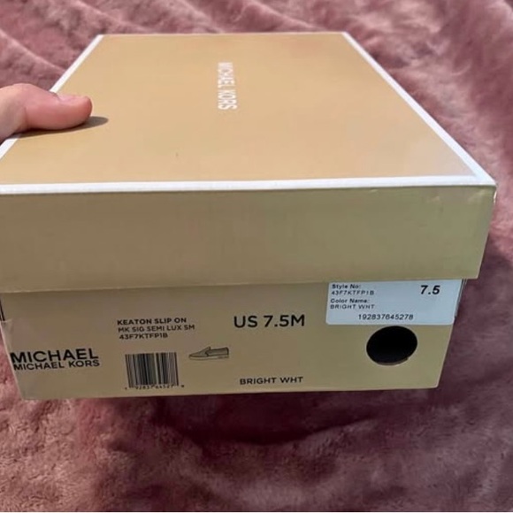 Michael Kors Shoes - Michael Kors Bright White Slip-On Shoes